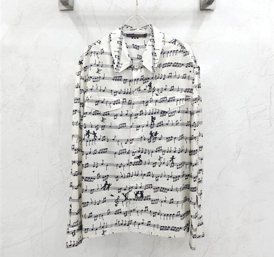 Louis Vuitton Military Silk Shirt 1AATIC SKU 125543065