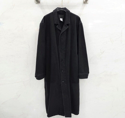 Alexander Wang Black Single Casual Denim Coat 116136887