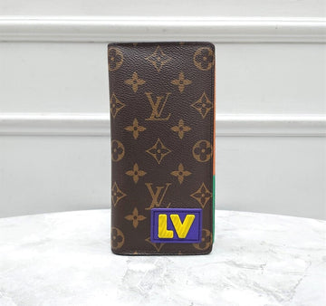 Louis Vuitton Rubber Patch Brazza Wallet 94578713