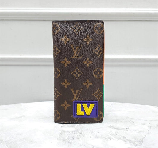 Louis Vuitton Rubber Patch Brazza Wallet 94578713