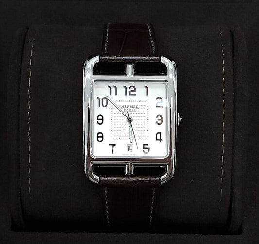 Hermes Cape Cod Automatic Alligator Watch 41MM 77291670