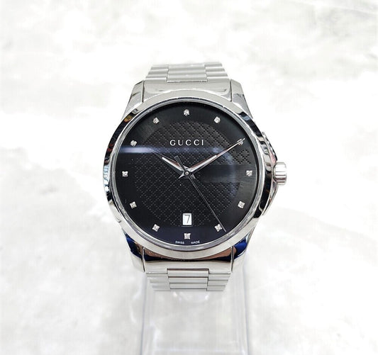 Gucci G Timeless Diamond Metal Watch 93103227