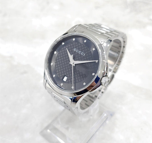 Gucci G Timeless Diamond Metal Watch 93103227