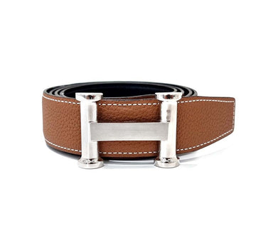 Hermes H Logo Reversible Leather Belt 7065522483 61052913