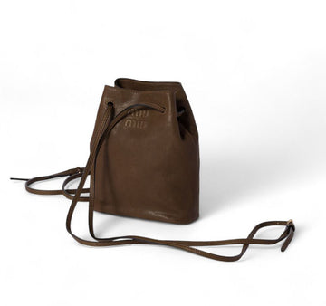 Miu Miu Nappa Leather Mini Bag Tundra 5NF460 AEFX F0244 143135371