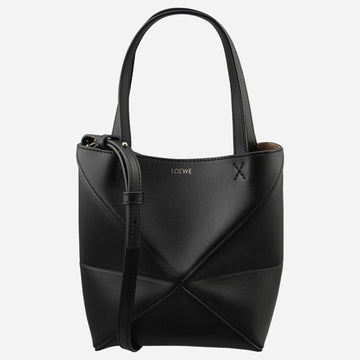 Loewe Mini Puzzle Tote Bag Black 144685858