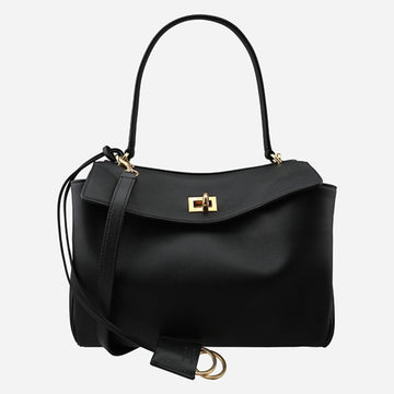 Balenciaga Rodeo Small Shoulder Bag Black Gold 144843802